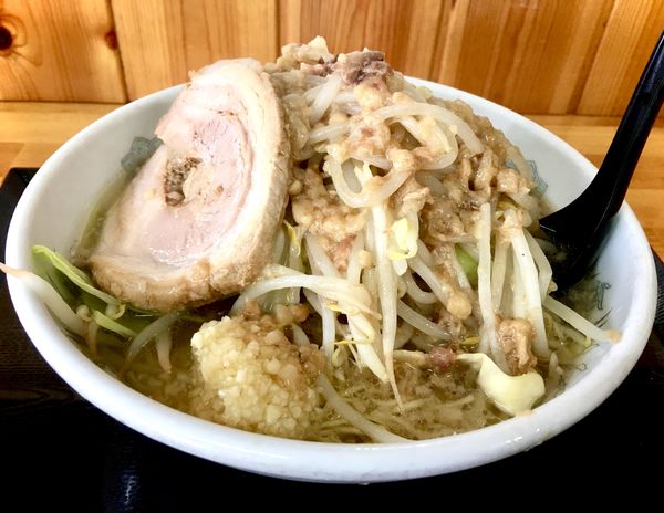 「もやしラーメン(850¥)」@地鶏ラーメン 赤大屋の写真