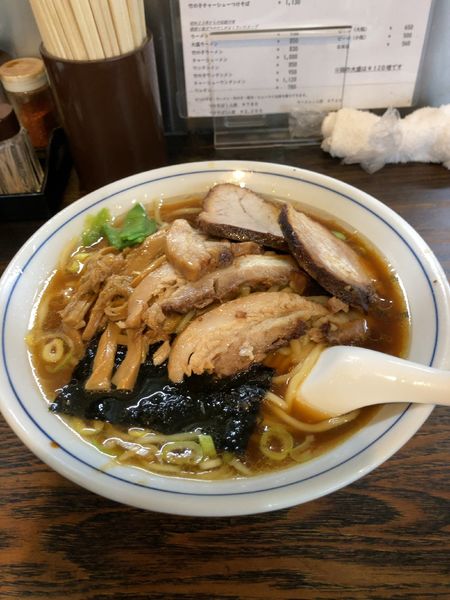 「チャーシューメン大盛　1120円」@丸長 荻窪本店の写真