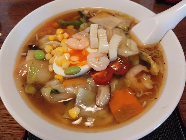 「うま煮ラーメン（麺少なめ）」@福来軒の写真