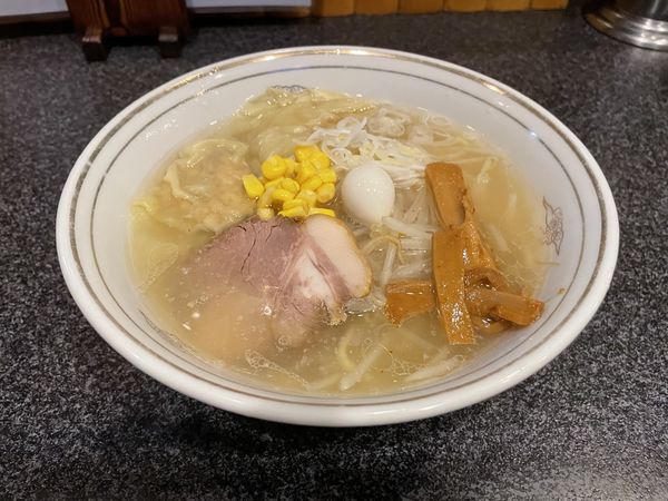 「塩ラーメン」@魚だしラーメン 若竹の写真