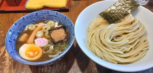 「煮節つけめん(大盛)」@麺屋たつみ 喜心 狭山店の写真