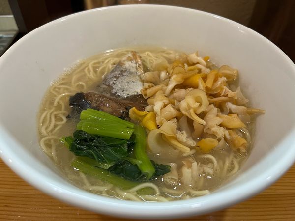 「つぶ貝のラーメン」@ラーメン大木戸の写真