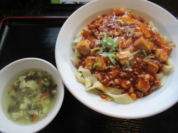 「汁なし麻婆刀削麺（850円）」@台湾風味 満福楼の写真