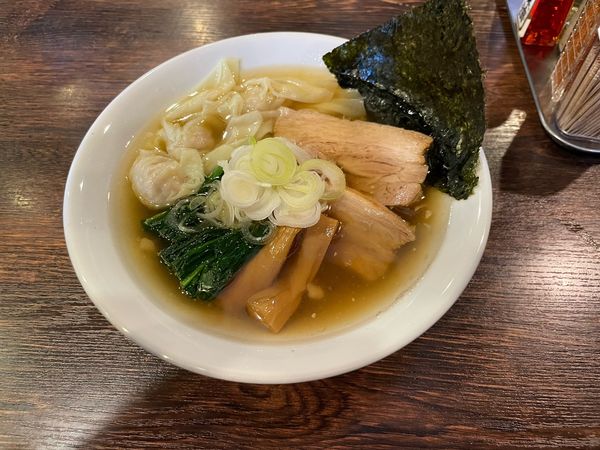 「【限定】生姜ワンタン麺（塩）」@麺屋 真心の写真