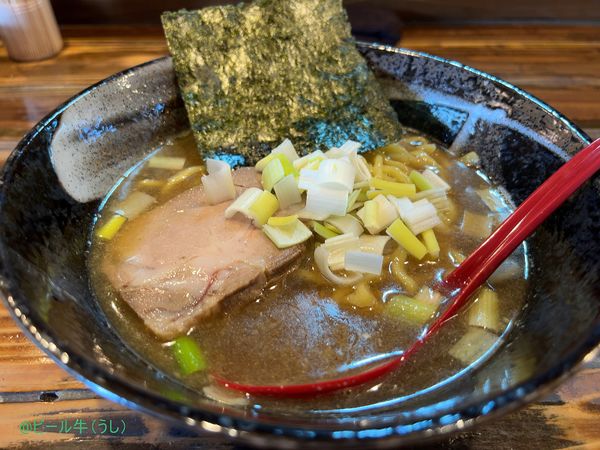 「煮干しらーめん(850円)」@煮干しらーめん 渡辺商店の写真