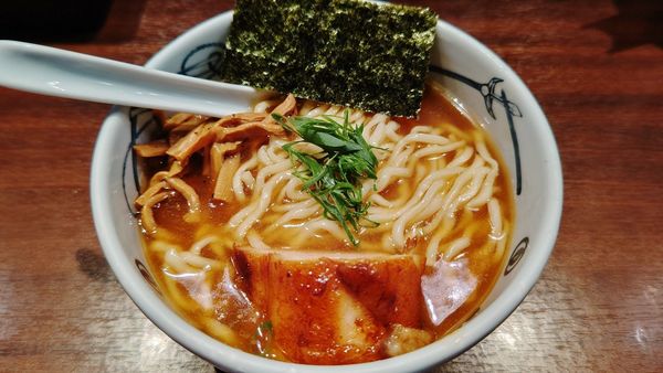 「ら～麺(あっさり)並」@創始麺屋武蔵の写真