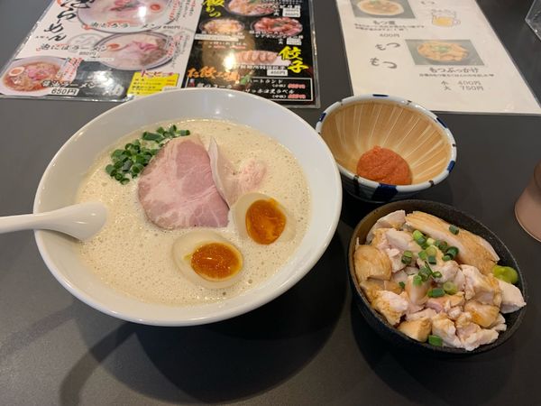 「泡とろラーメン＋つんどり丼＋明太子」@泡とろ齋藤の写真