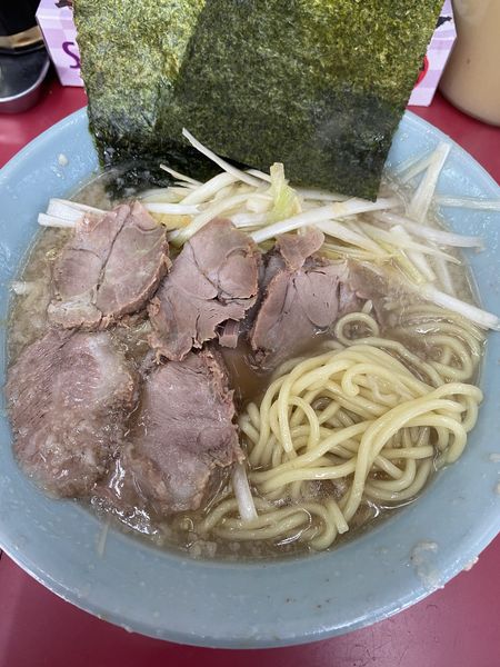 「ネギチャーシュー麺 890」@ラーメンショップ 牛久結束店の写真