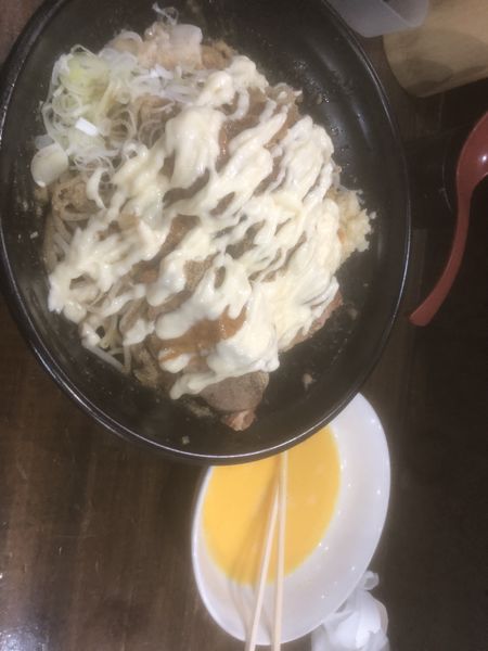 「ニボ味噌汁なし」@ラーメン 富次郎の写真