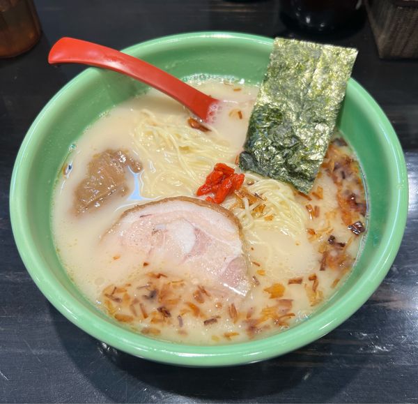 「むさし坊ラーメン 細麺」@麺匠 むさし坊 武蔵浦和本店の写真