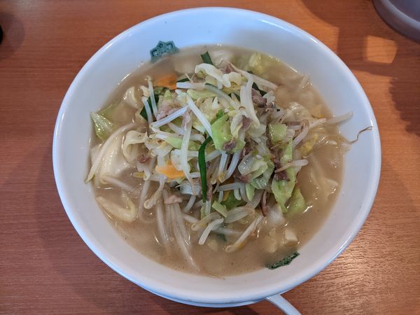 「野菜たっぷりタンメン：570円」@日高屋 飛田給北口店の写真