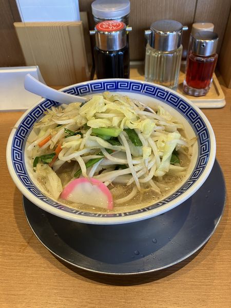 「タンメン餃子セット　ライス」@タンメン トナリ 稲毛山王店の写真