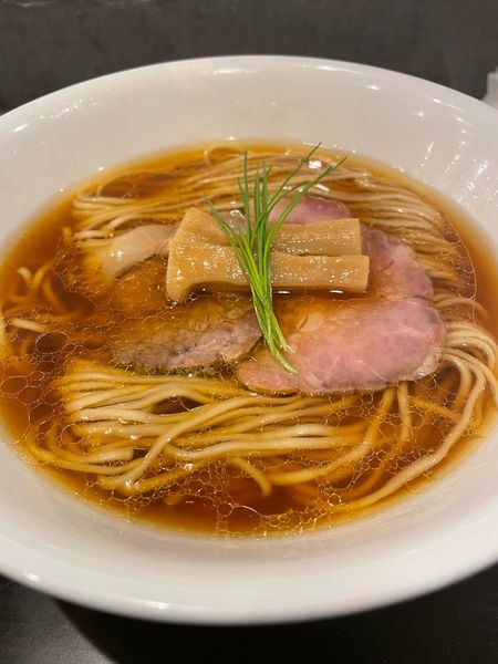 「鶏そば(1050)/ミニライス(120)」@らぁ麺 やまぐちの写真