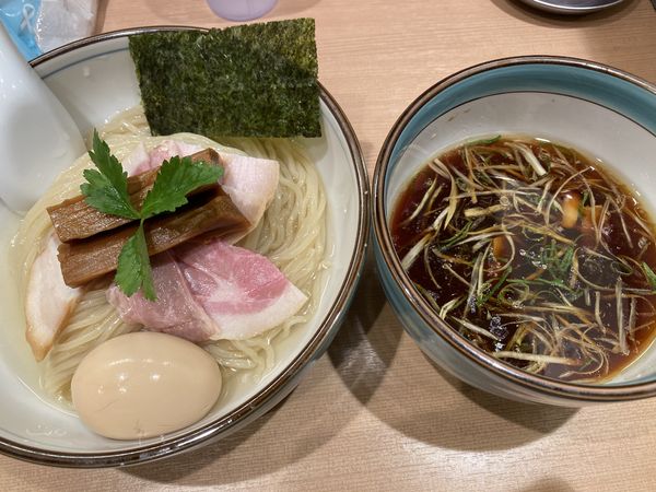 「特製つけ麺〜濃厚昆布水添え〜  1100」@らぁ麺 くろ渦の写真