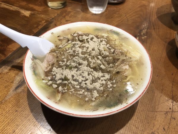 「限定：コショーそば900円」@渡なべの写真