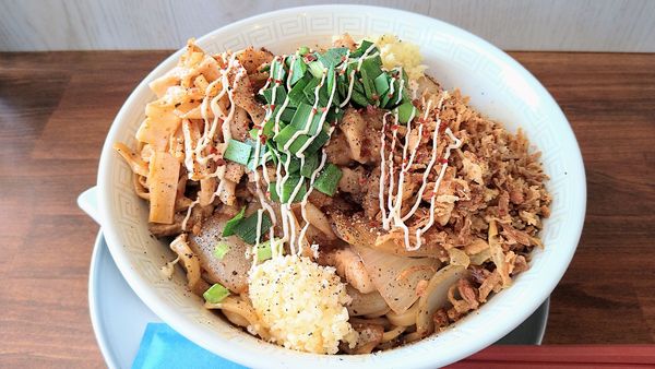 「特製汁無し＋具増し」@MARU喜の写真