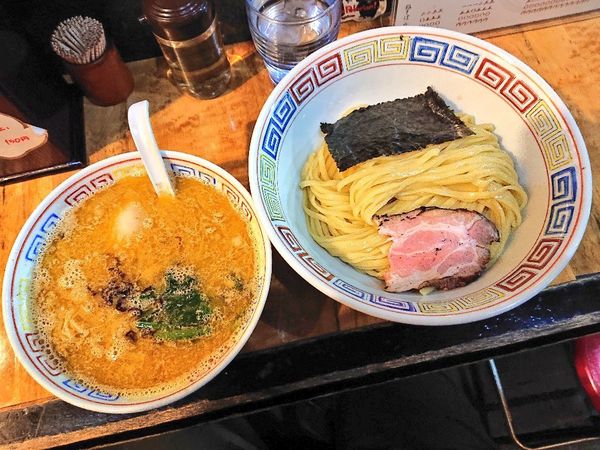 「毛蟹と帆立稚貝の濃厚潮つけそば」@塩そば 桑ばらの写真