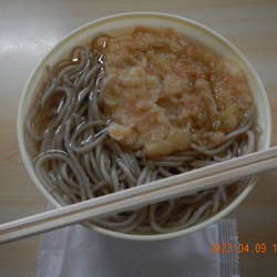 天ぷらそば（自販機・300円）