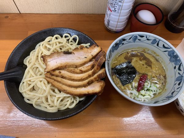 「カレーつけ麺」@自家製麺 福は内の写真