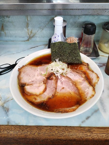「チャーシューメン 大盛　1350円」@ラーメン 丸仙の写真