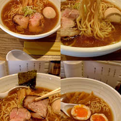 『味玉そば+大盛(¥950+50)』