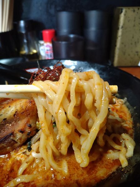 「『「赤+炎」950円」@麺昇 神の手の写真