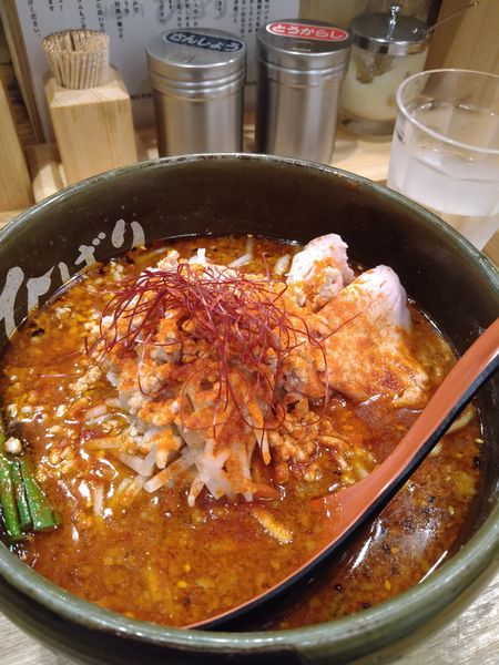 「「旨辛味噌らーめん」1000円」@味噌らーめん 柿田川ひばり 恵比寿本店の写真