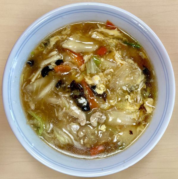 「キリンラガービール → 玉子そば」@安楽の写真