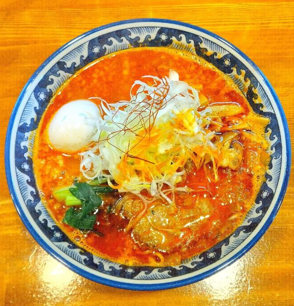 「辛そば 3辛 1000円+味玉 100円」@ラーメンSorenariの写真