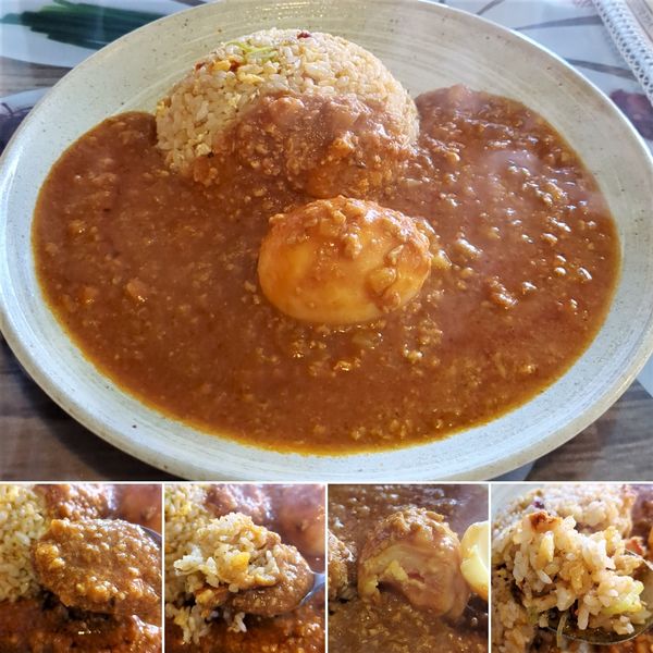 「カレーチャーハン　1090円」@インドレストラン アラジンの写真