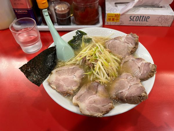「ネギチャーシューラーメン」@かいざん 西船橋店の写真