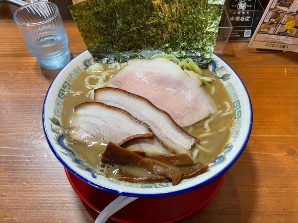 「こく煮干し大盛　のり」@長尾中華そば 東京神田店の写真