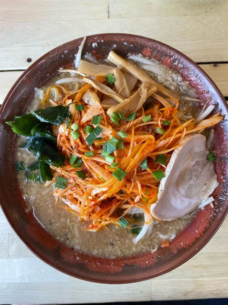 「ネギ味噌ラーメン」@ラーメン ガキ大将 小名浜店の写真