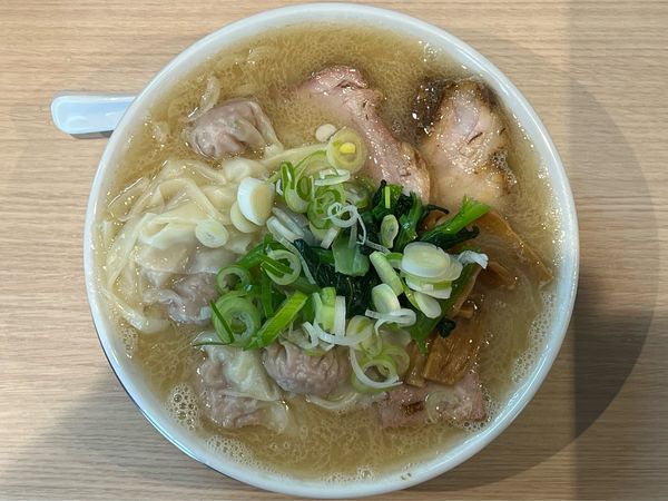 「ワンタンメン(塩)」@桜上水 船越の写真