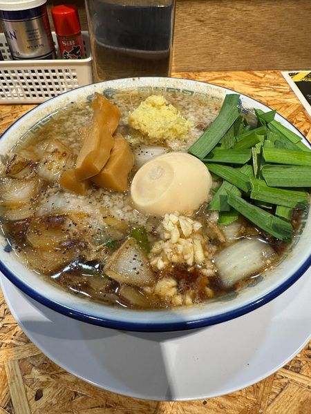 「特製スタミナラーメン(ニンニク半分ショウガ背脂普通)」@スタミナラーメンのかたの写真
