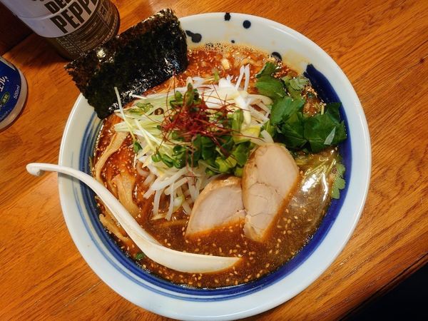 「辛煮干しそば」@麺屋 鶏口の写真