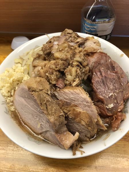 「小豚ダブル」@ラーメン二郎 立川店の写真