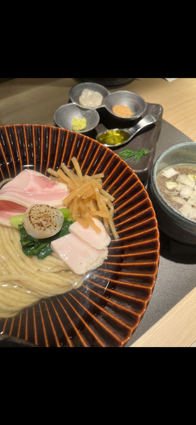 「昆布水つけ麺黒」@Tokyo Style Noodle ほたて日和の写真