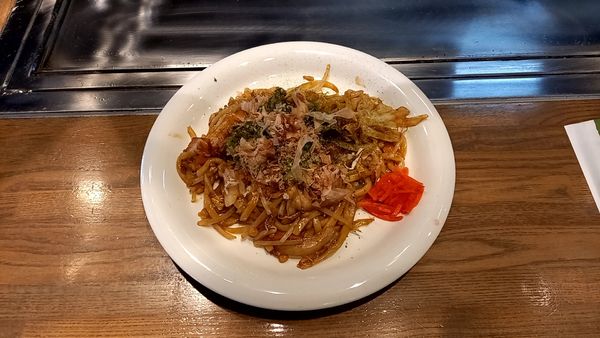 「焼きうどん」@広島風お好み焼き・鉄板焼き 千両の写真