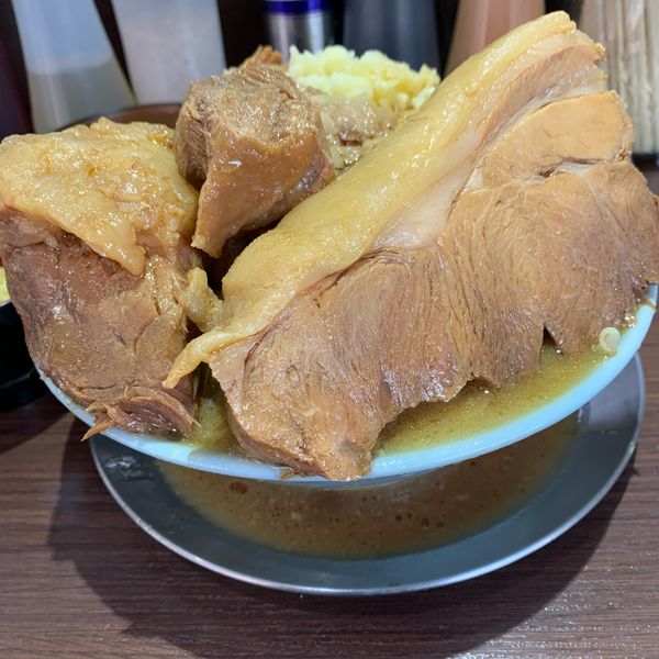 「豚増し」@ラーメン富士丸  西早稲田店の写真