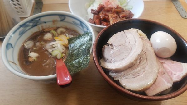 「特製つけ麺」@中華そば つけ麺 村岡屋の写真