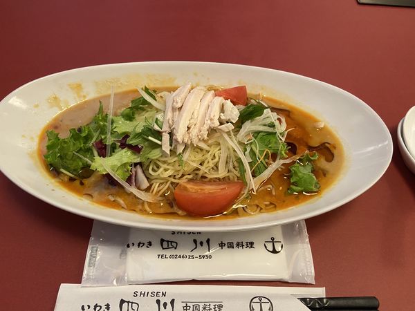 「冷やし坦々麺(1100円)」@四川の写真