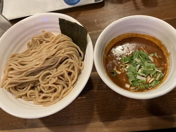 「辛つけめん　3辛　900円」@ベジポタつけ麺 えん寺の写真