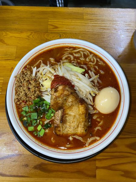 「しびれベトコン誤爆大盛濃厚味玉¥1,240円」@ラーメン・つけ麺 爆王の写真