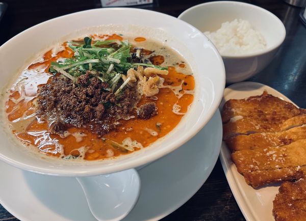 「担担麺（3辛3痺・固め￥990）他」@四川担担麺 阿吽 浅草店の写真
