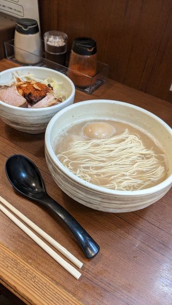 「博多風ラーメン(カラベジ)」@麺処 一笑の写真