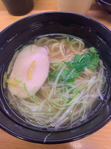 「帆立出汁の塩ラーメン」@スシロー いわき平店の写真