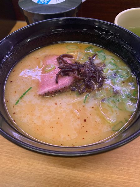 「豚骨鯛だしラーメン(味千拉麺共同開発)」@スシロー いわき平店の写真