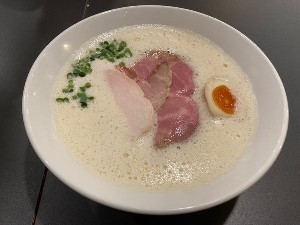 「泡とろラーメン・あえ玉」@泡とろ齋藤の写真