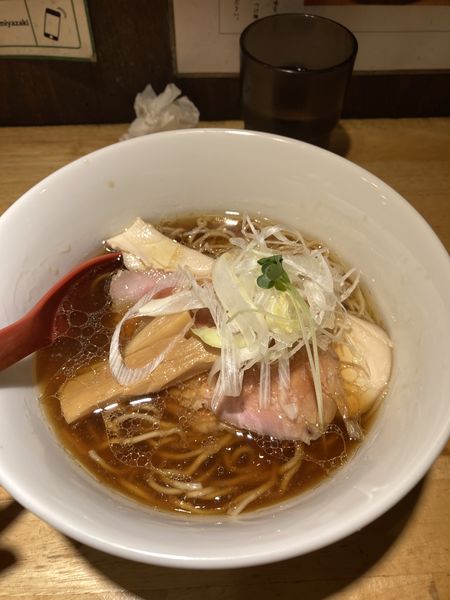 「ラーメン＋替え玉」@中華そば みやざきの写真